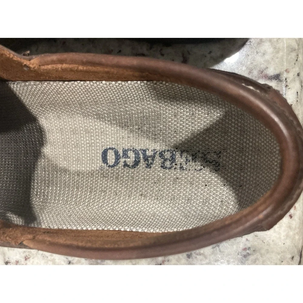 Sebago Clovehitch Boat Shoe Sz 11 M Men's  Walnut 3 Eyelet Lace Up Marine Grip